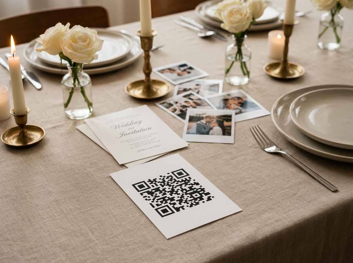 Cover image for "Do QR Codes for Wedding Photos Actually Work?" blog post.